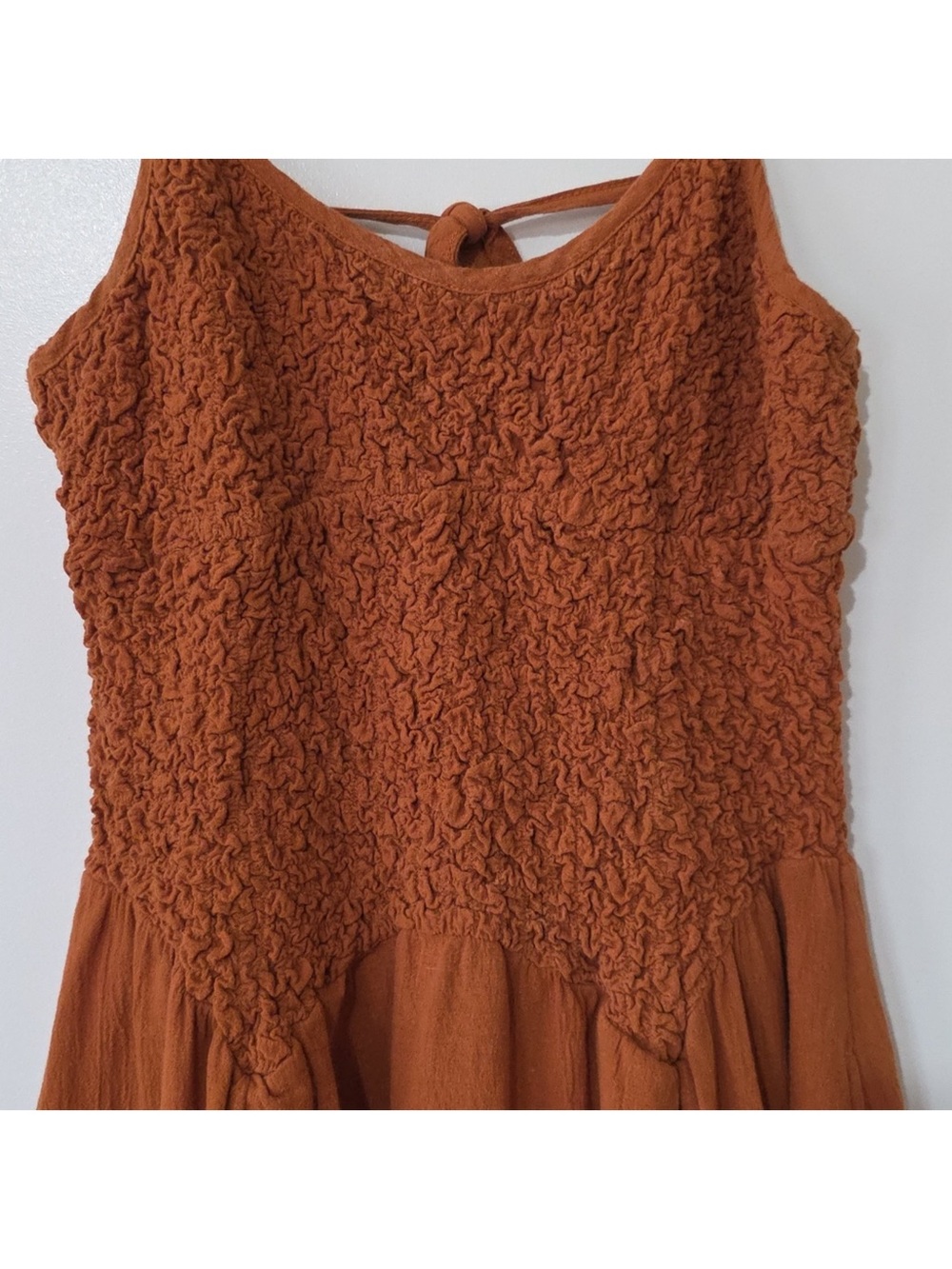 Free People Pumpkin Maxi Dress Boho size Medium - Picture 3 of 8